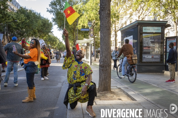 Manifestation pour la paix, la justice et la liberté au Cameroun.