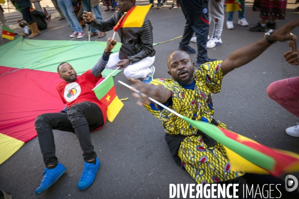 Manifestation pour la paix, la justice et la liberté au Cameroun.