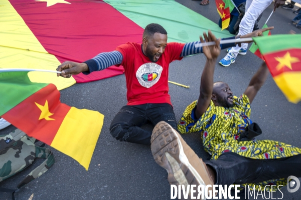 Manifestation pour la paix, la justice et la liberté au Cameroun.