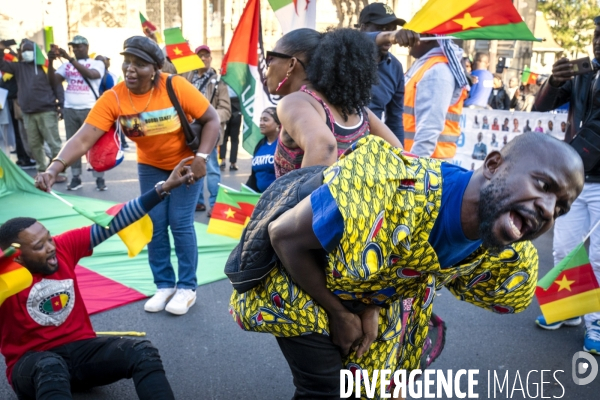 Manifestation pour la paix, la justice et la liberté au Cameroun.