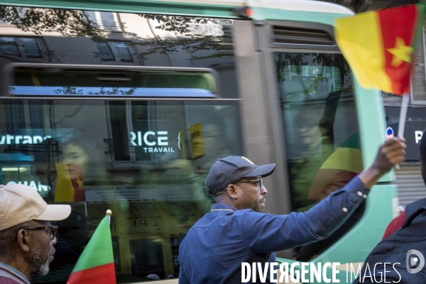 Manifestation pour la paix, la justice et la liberté au Cameroun.