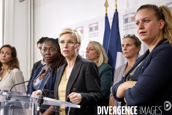 Conference de presse de rentrée du groupe parlementaire LFI