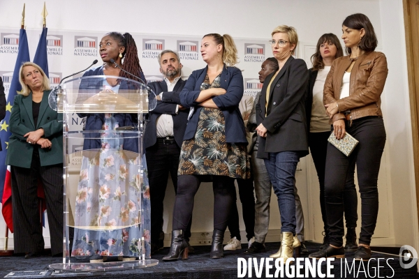 Conference de presse de rentrée du groupe parlementaire LFI