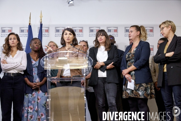 Conference de presse de rentrée du groupe parlementaire LFI