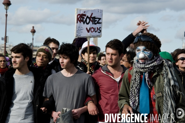 Manifestation  Ils ne nous représentent pas , Paris, 21/04/2012