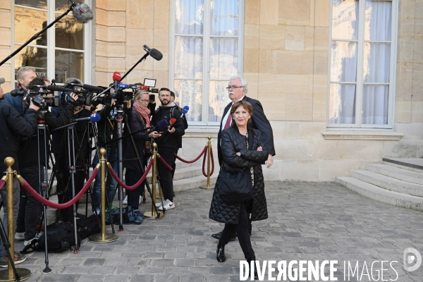 Entretiens entre Elisabeth BORNE et les présidents de groupes parlementaires