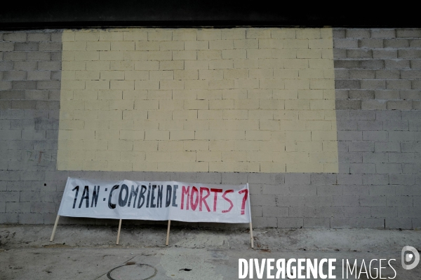 Manifestation organisé par le collectif 93 Anti Crack contre la presence de Toxicomanes au square de la porte de la Villette