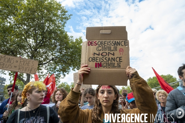 Marche pour le climat à l appel de Youth for Climate, à Paris.