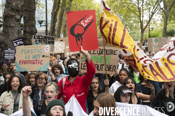 Marche pour le climat à l appel de Youth for Climate, à Paris.