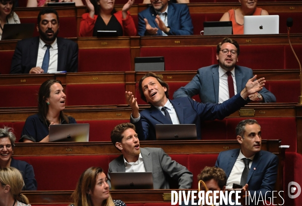 Assemblee nationale / DIscussion du projet de loi relatif aux mesures d urgence pour la protection du pouvoir d achat