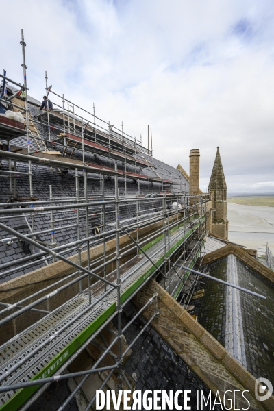 Restauration de la merveille du Mont saint Michel