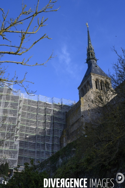 Restauration de la merveille du Mont saint Michel