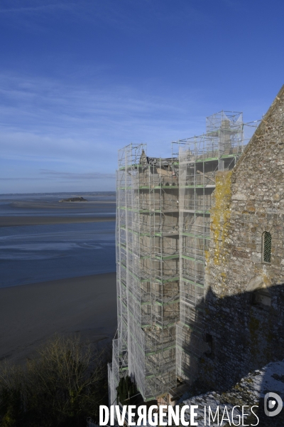 Restauration de la merveille du Mont saint Michel