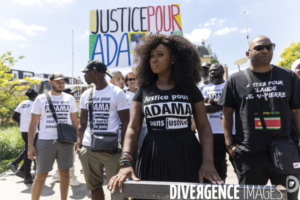 Marche du collectif «Justice pour Adama»