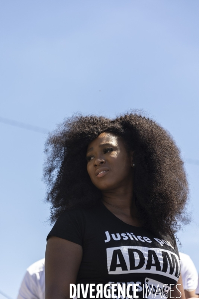 Marche du collectif «Justice pour Adama»