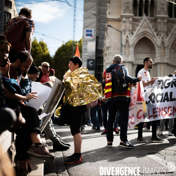 Manifestation contre la réforme des retraites