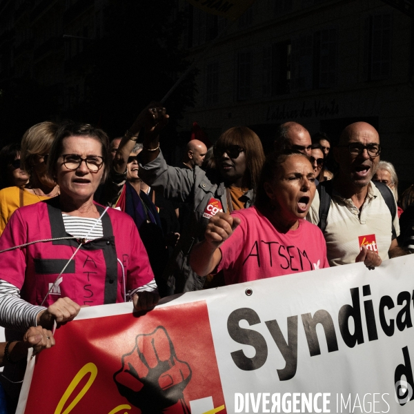 Manifestation contre la réforme des retraites