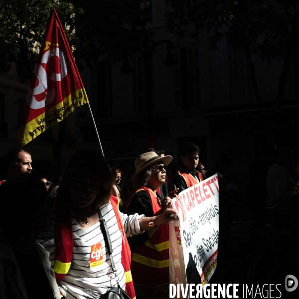 Manifestation contre la réforme des retraites