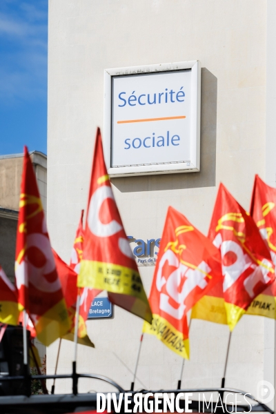 Manifestation pour les salaires et retraites à Nantes