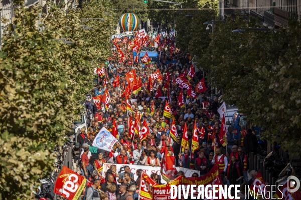 Journée de mobilisation interprofessionnelle à Marseille