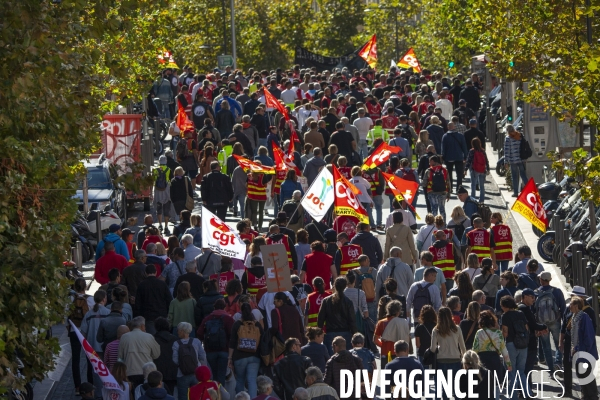 Journée de mobilisation interprofessionnelle à Marseille