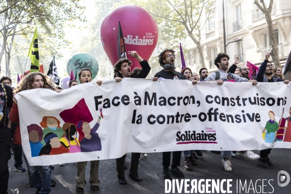 Manifestation interprofessionelle pour le pouvoir d achat