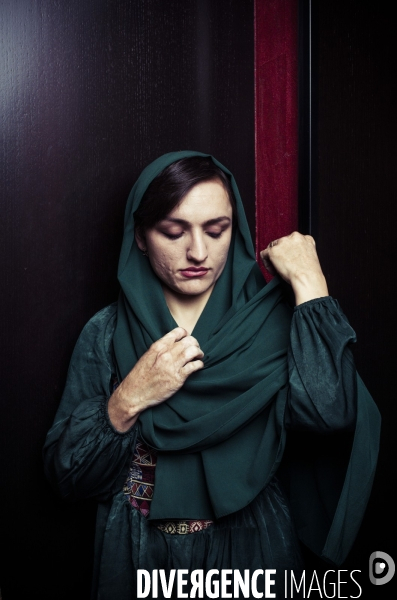 Portrait de zharifa ghafari, femme politique afgane.