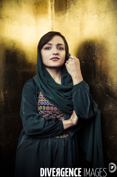 Portrait de zharifa ghafari, femme politique afgane.