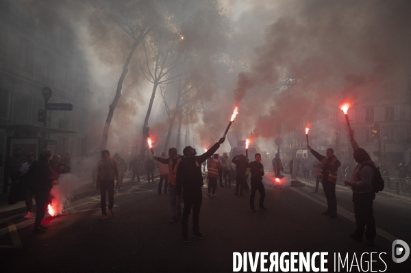 Manifestation interprofessionnelle pour les salaires et les retraites