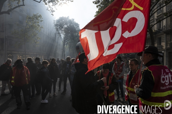 Manifestation interprofessionnelle pour les salaires et les retraites