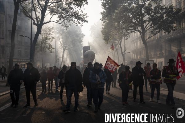 Manifestation interprofessionnelle pour les salaires et les retraites