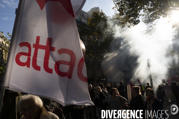 Manifestation interprofessionnelle pour les salaires et les retraites