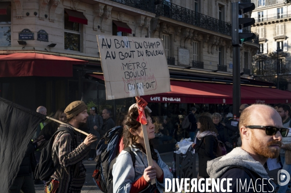 Manifestation interprofessionnelle pour les salaires et les retraites