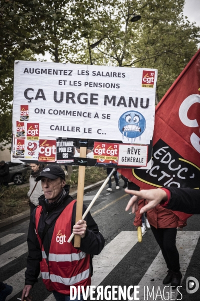 Manifestation interprofessionnelle pour le pouvoir d achat