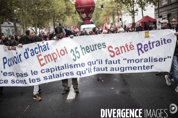 Manifestation interprofessionnelle pour le pouvoir d achat