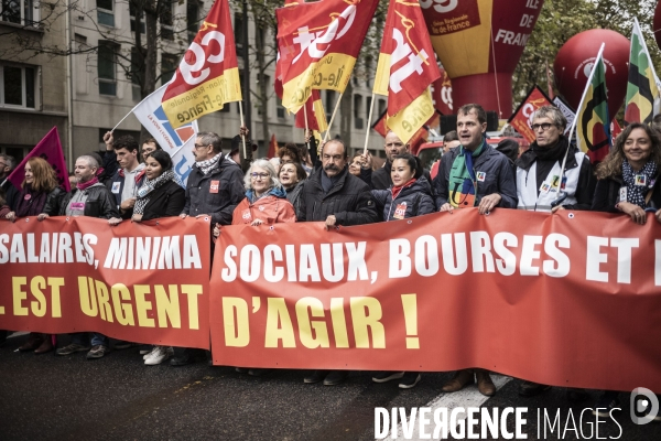 Manifestation interprofessionnelle pour le pouvoir d achat