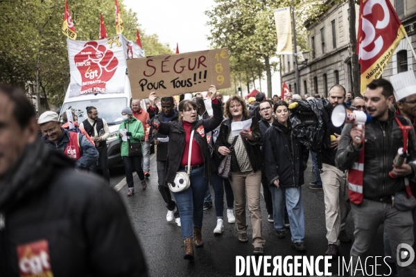 Manifestation interprofessionnelle pour le pouvoir d achat