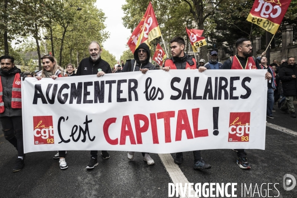 Manifestation interprofessionnelle pour le pouvoir d achat