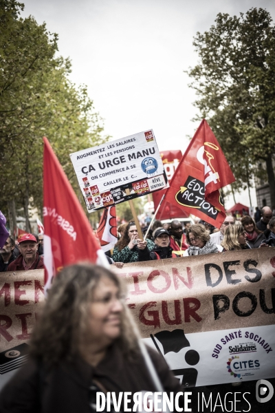 Manifestation interprofessionnelle pour le pouvoir d achat