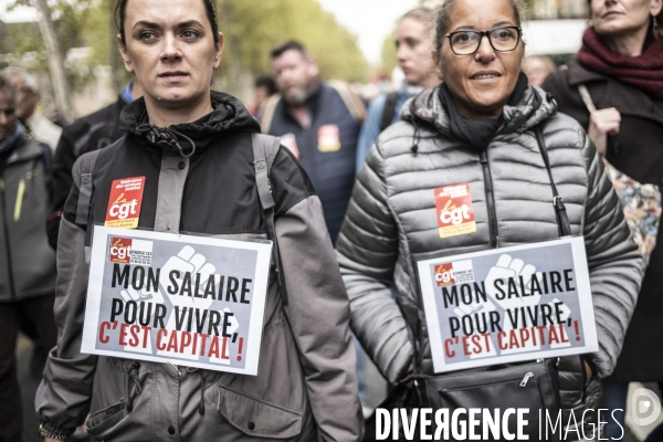 Manifestation interprofessionnelle pour le pouvoir d achat