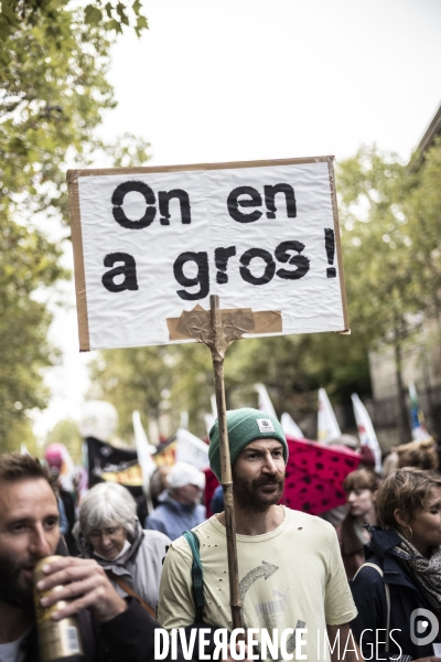 Manifestation interprofessionnelle pour le pouvoir d achat