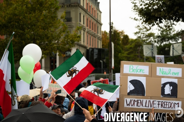 The time has come  - Mobilisation en soutien aux femmes Iraniennes