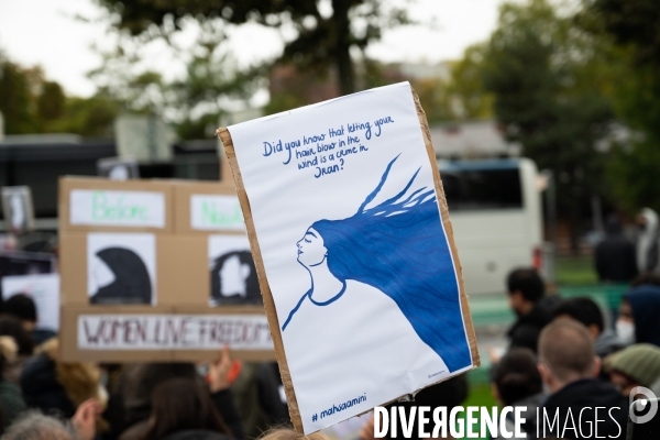 The time has come  - Mobilisation en soutien aux femmes Iraniennes