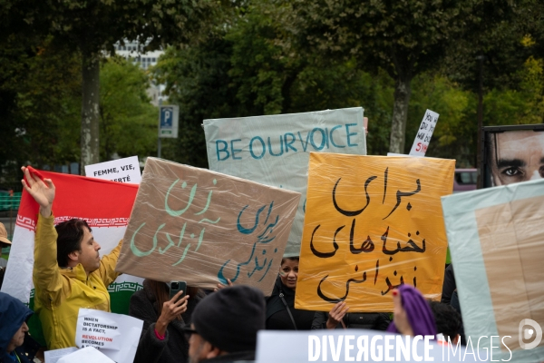 The time has come  - Mobilisation en soutien aux femmes Iraniennes