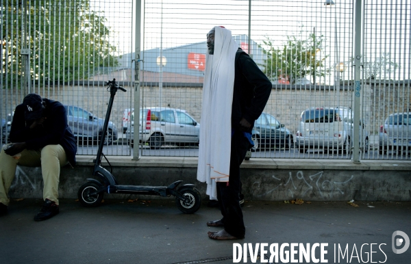 Démantèlement du campement du crack du square Forceval
