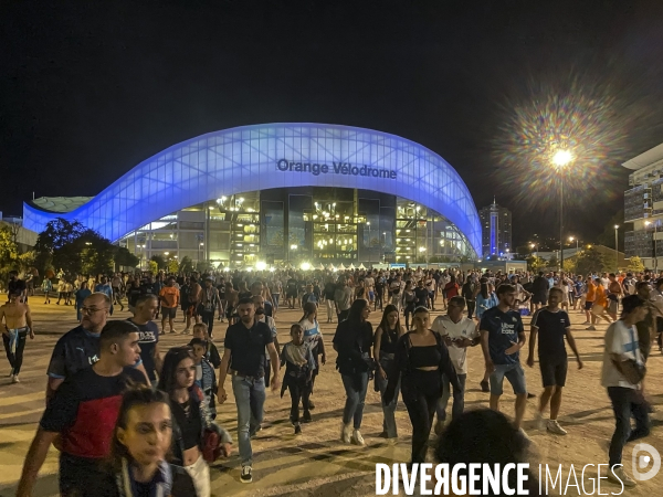 Jour de match au stade Vélodrome