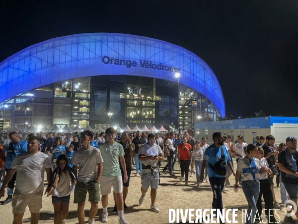 Jour de match au stade Vélodrome