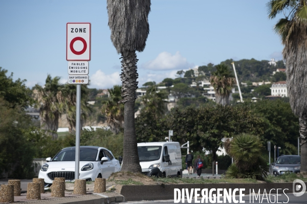 Panneaux de Zone à Faibles Emissions mobilité à Marseille