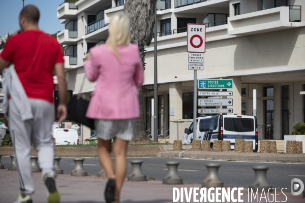 Panneaux de Zone à Faibles Emissions mobilité à Marseille