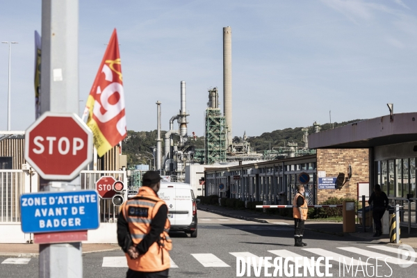 Grève à la raffinerie TotalEnergies.